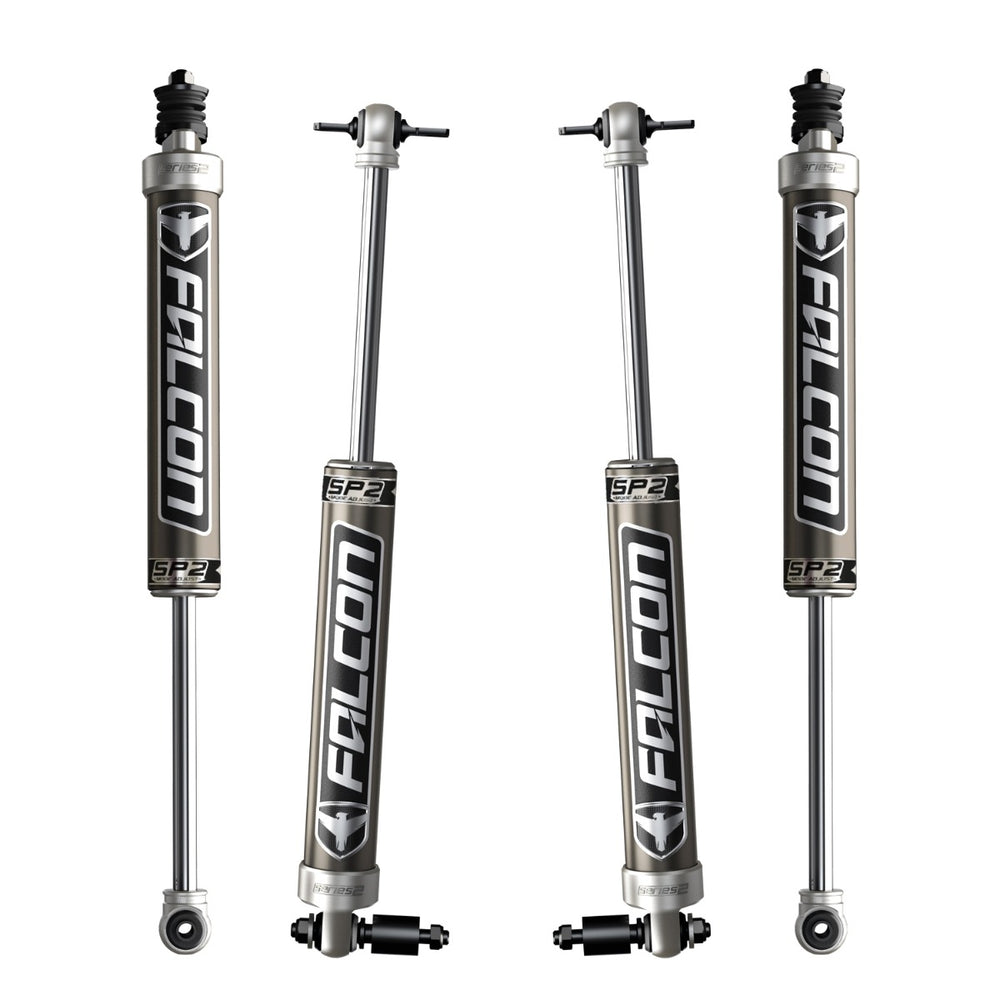 JK 4dr: Falcon SP2 2.1 Monotube Shock Kit (1.5–2.5” Lift)
