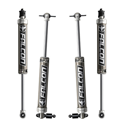 JK 4dr: Falcon SP2 2.1 Monotube Shock Kit (1.5–2.5” Lift)