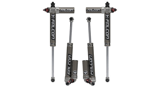 JK 4dr: Falcon SP2 3.3 Fast Adjust Piggyback Shock Kit (3–4.5” Lift)