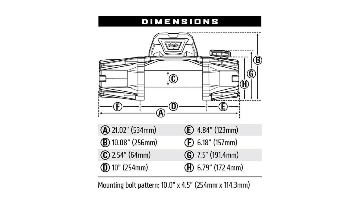 WARN VR EVO 8-S Winch 103251