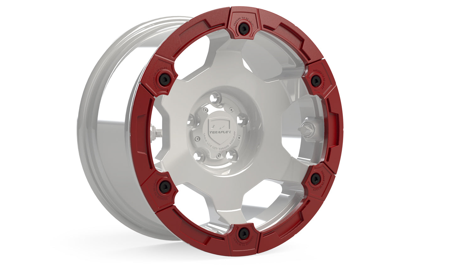 Modular Rash Ring Kit w/ Hardware – Red (6-Spoke)