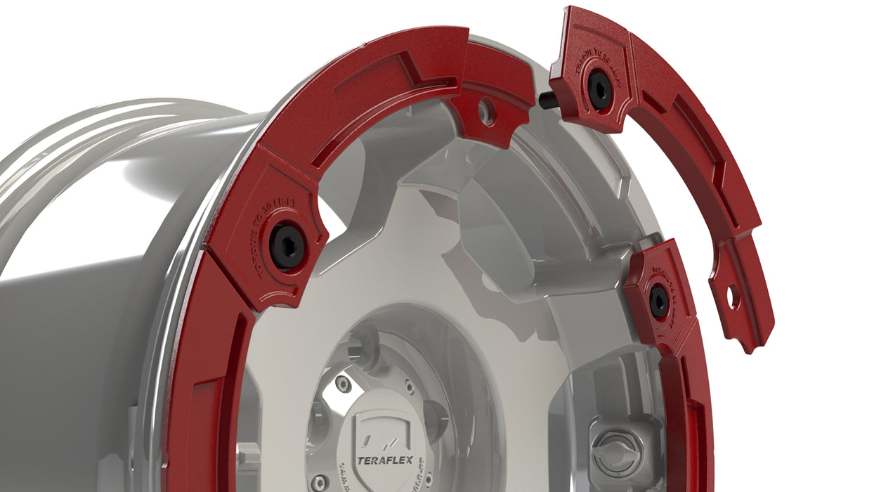 Modular Rash Ring Kit w/ Hardware – Red (6-Spoke)