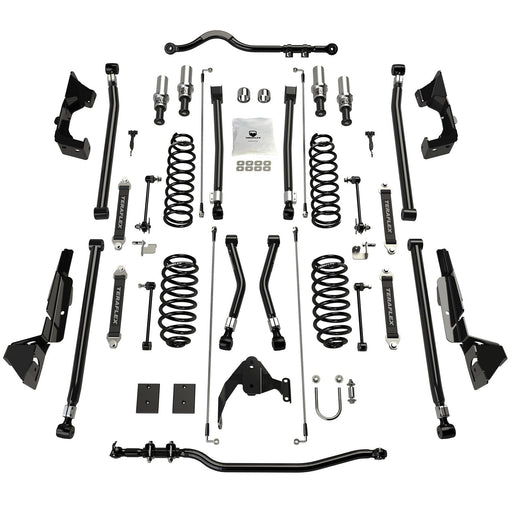 JK 2dr: TeraFlex 4" Alpine CT4 Prerunner Long Arm Suspension System – No Shocks – 1145042