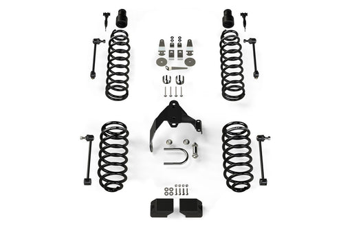 JK 4dr: TeraFlex 3" Coil Spring Base Lift Kit – No Shocks – 1151200