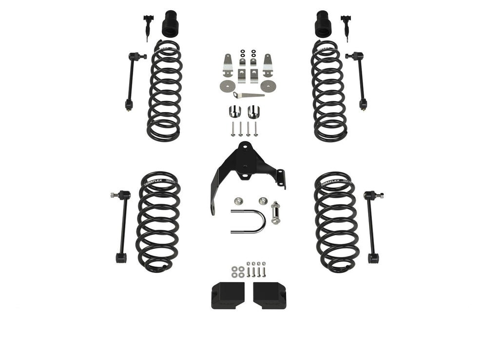 JK 2dr: TeraFlex 3" Coil Spring Base Lift Kit – No Shocks – 1151202