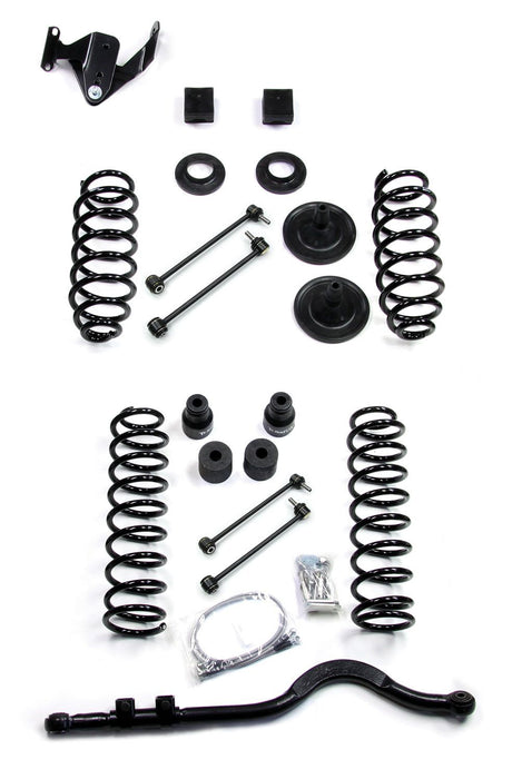 JK 4dr: TeraFlex 3" Coil Spring Lift Kit With Track Bar – No Shocks – 1151220