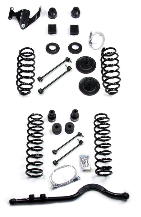 JK 4dr: TeraFlex 4" Coil Spring Lift Kit With Track Bar – No Shocks – 1151400