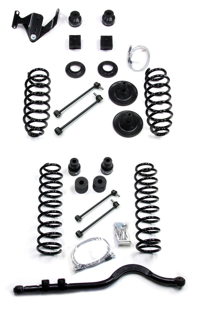JK 4dr: TeraFlex 4" Coil Spring Lift Kit With Track Bar – No Shocks – 1151400