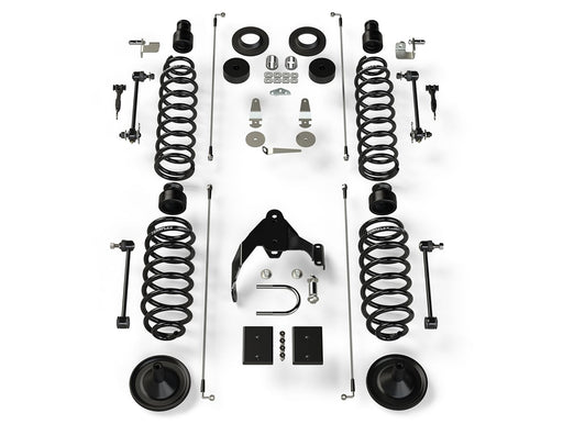 JK 4dr: TeraFlex 4" Coil Spring Base Lift Kit – No Shocks – 1151401