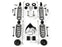 JK 4dr: TeraFlex 4" Coil Spring Base Lift Kit – No Shocks – 1151401