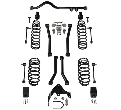 JK 4dr: TeraFlex 3" Suspension System With 4 Sport Control Arms – No Shocks – 1156224