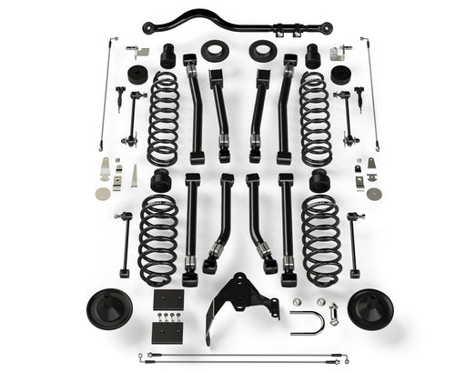 JK 4dr: TeraFlex 4" Suspension System With 8 Alpine Short Control Arms – No Shocks – 1156401