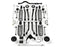 JK 4dr: TeraFlex 4" Suspension System With 8 Alpine Short Control Arms – No Shocks – 1156401