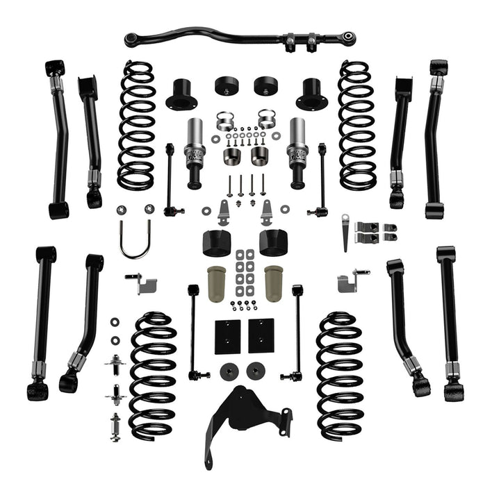 JK 2dr: TeraFlex 3" Alpine CT3 Outback Overland Short Arm Suspension System – No Shocks – 1167202