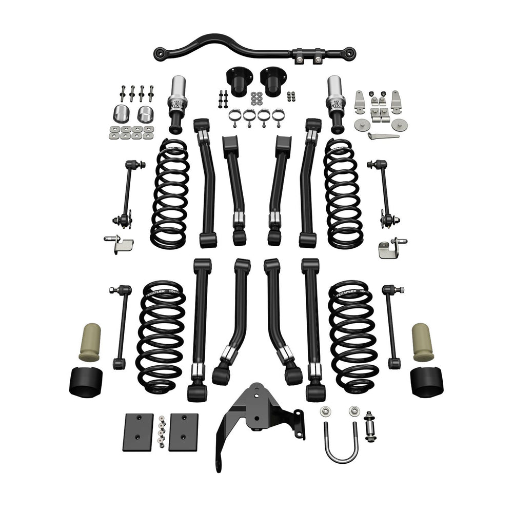JK 2dr: TeraFlex 3" Alpine CT3 Short Arm Suspension System – No Shocks – 1223000