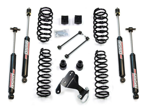 JK 2dr: TeraFlex 2.5" Coil Spring Base Lift Kit & 9550 VSS Twin-Tube – 1251002