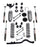 JK 4dr: TeraFlex 4" Coil Spring Base Lift Kit With Front Track Bar & 9550 VSS Twin-Tube – 1251400