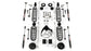 JK 4dr: TeraFlex 4" Coil Spring Base Lift Kit & 9550 VSS Twin-Tube – 1251401