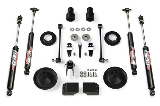 JK: TeraFlex 2.5" Performance Spacer Lift Kit & 9550 VSS Twin-Tube – 1255200