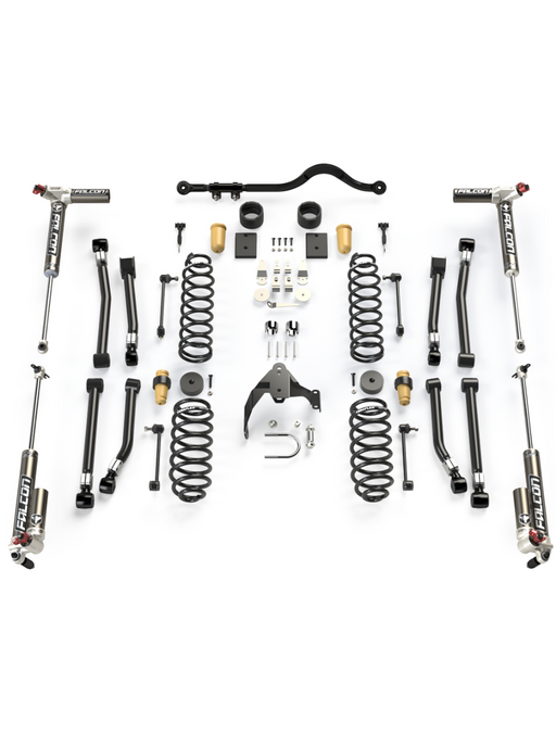 TeraFlex 1343000 3" Trail Select Performance Kit with Falcon 3.3 Shocks, Jeep Wrangler JK