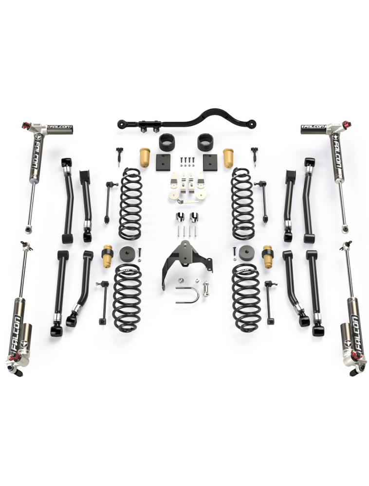 TeraFlex 1343000 3" Trail Select Performance Kit with Falcon 3.3 Shocks, Jeep Wrangler JK