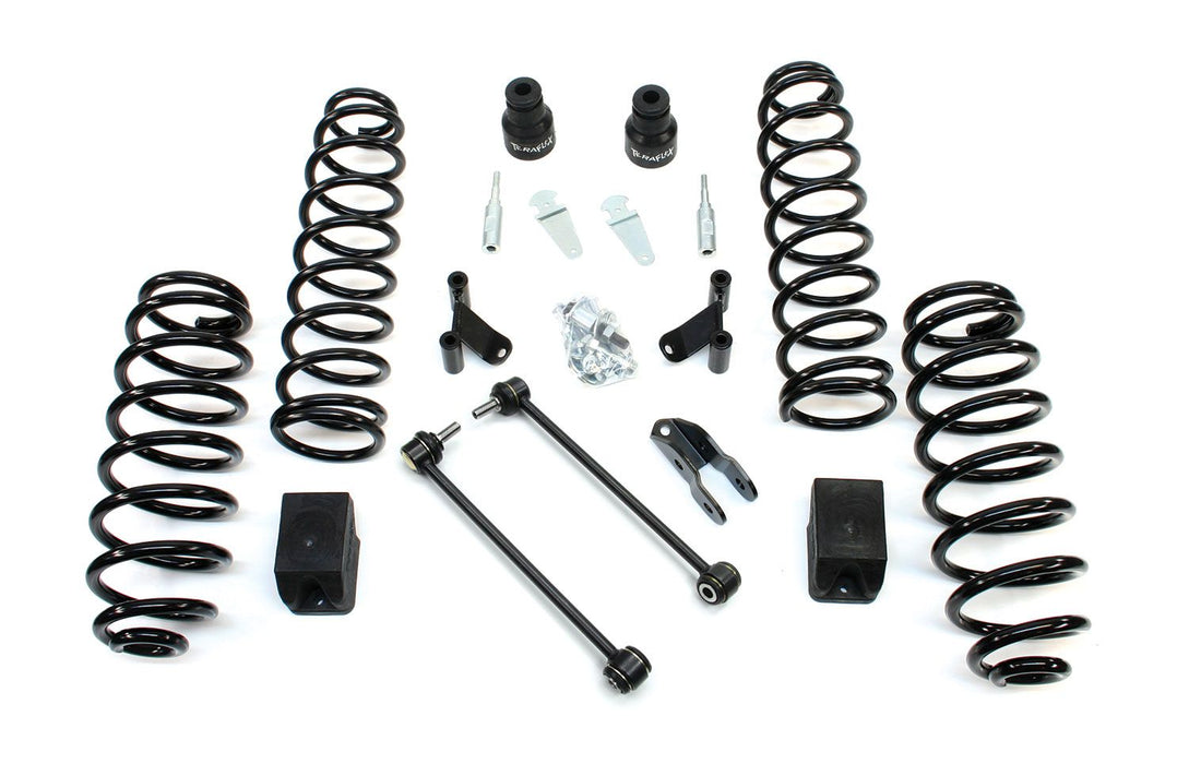 JK 2dr: TeraFlex 2.5" Coil Spring Base Lift Kit & Shock Extensions – 1352002