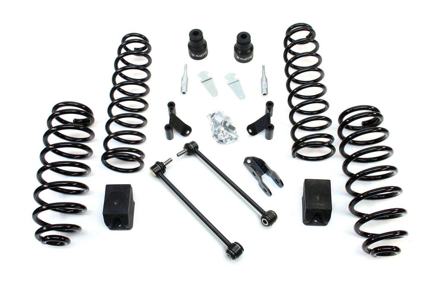 JK 2dr: TeraFlex 2.5" Coil Spring Base Lift Kit & Shock Extensions – 1352002