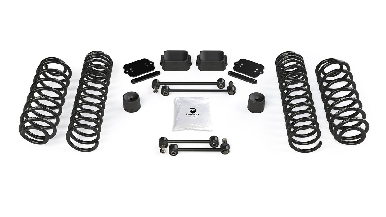 JL 4dr: TeraFlex 2.5" Coil Spring Base Lift Kit – No Shocks (3.0L Diesel / 392 / 4XE)