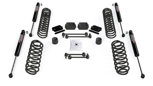 JL 4dr: TeraFlex 2.5" Coil Spring Base Lift Kit & 9550 VSS Twin-Tube Shocks – 1354250