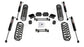 JL 4dr: TeraFlex 2.5" Coil Spring Base Lift Kit & 9550 VSS Twin-Tube Shocks – 1354250
