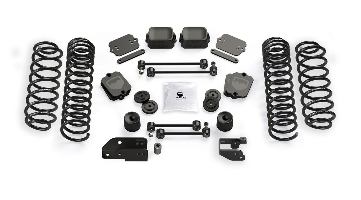 JL 4dr: TeraFlex 3.5" Coil Spring Base Lift Kit – No Shocks (3.0L Diesel / 4XE)