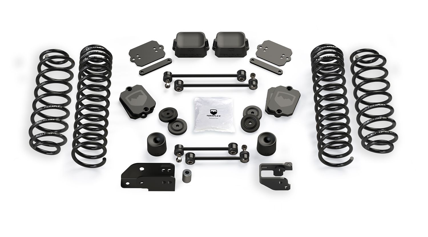 JL 4dr: TeraFlex 3.5" Coil Spring Base Lift Kit – No Shocks (3.0L Diesel / 4XE)