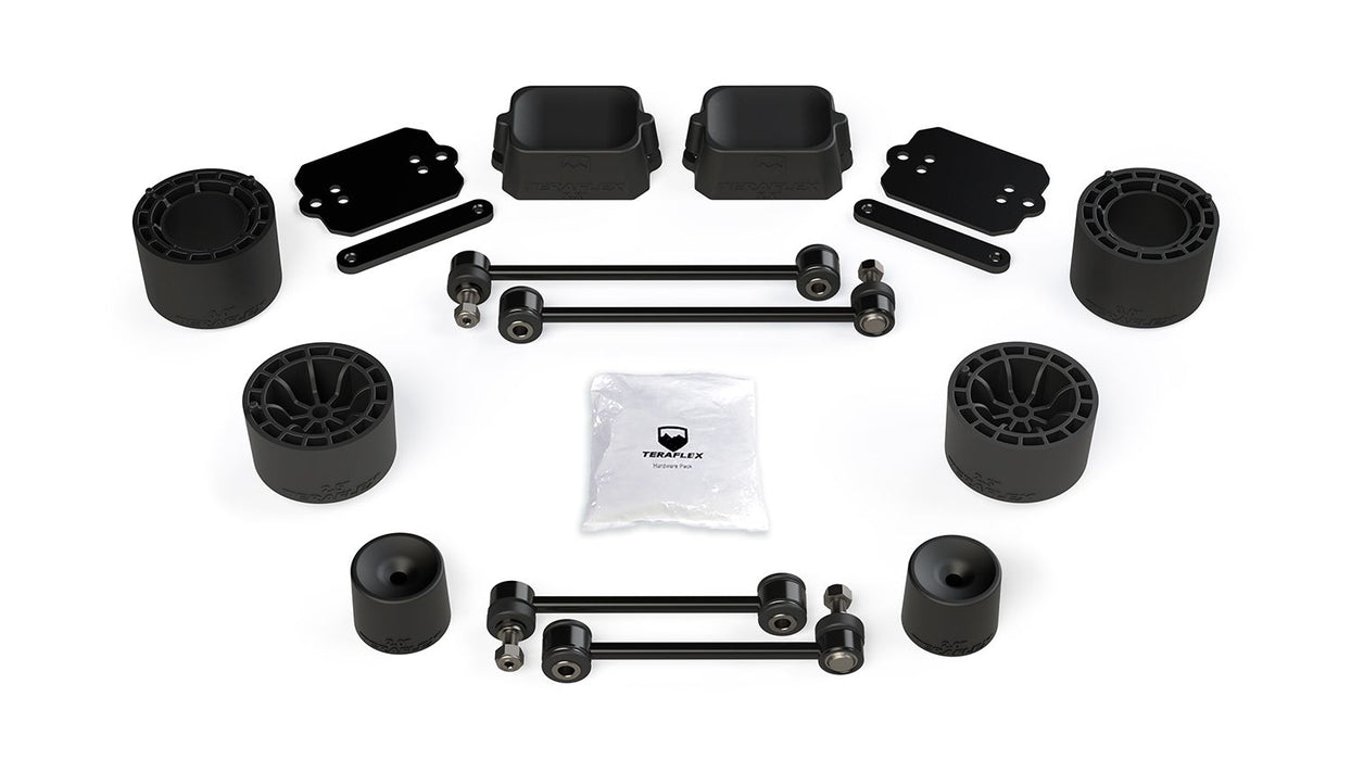 JL 4dr Rubicon: TeraFlex 2.5" Performance Spacer Lift Kit – No Shocks – 1365210