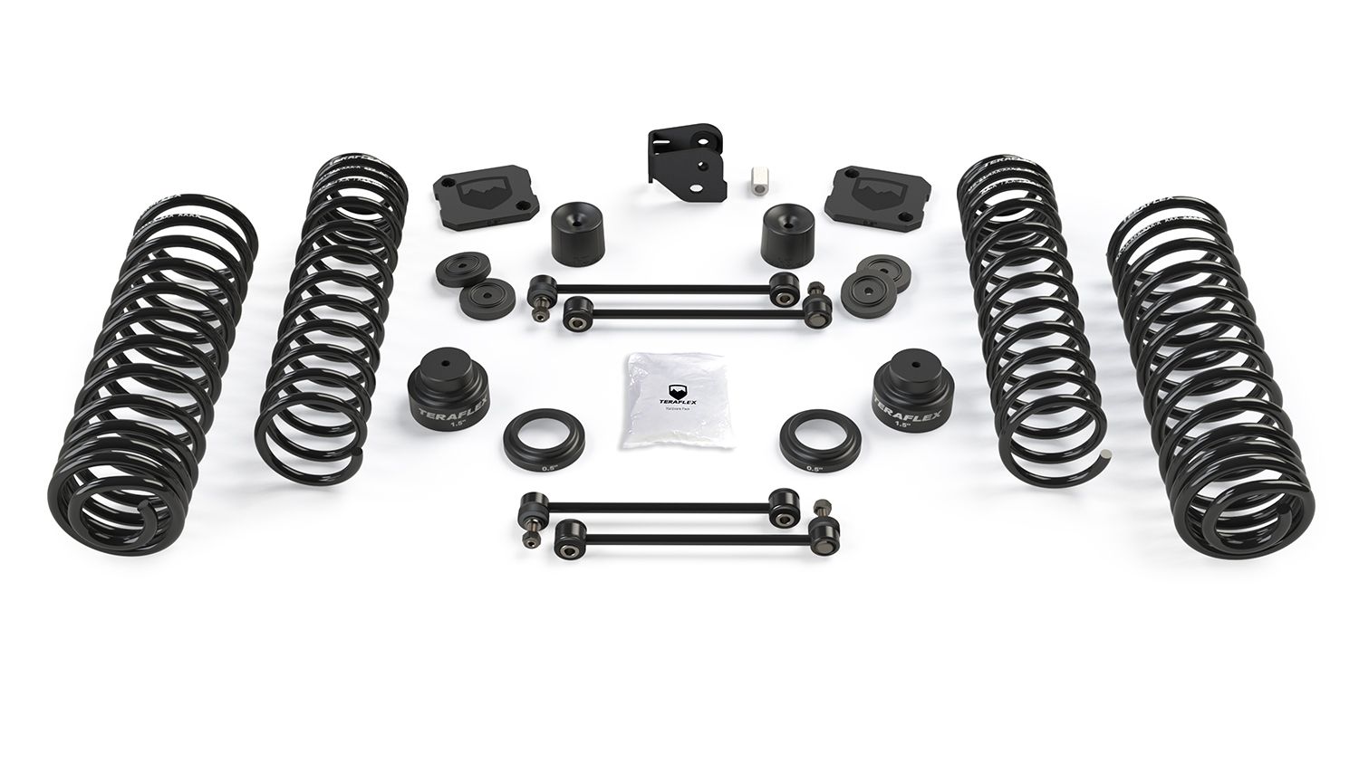 JT: TeraFlex 4.5" Coil Spring Base Lift Kit – No Shocks