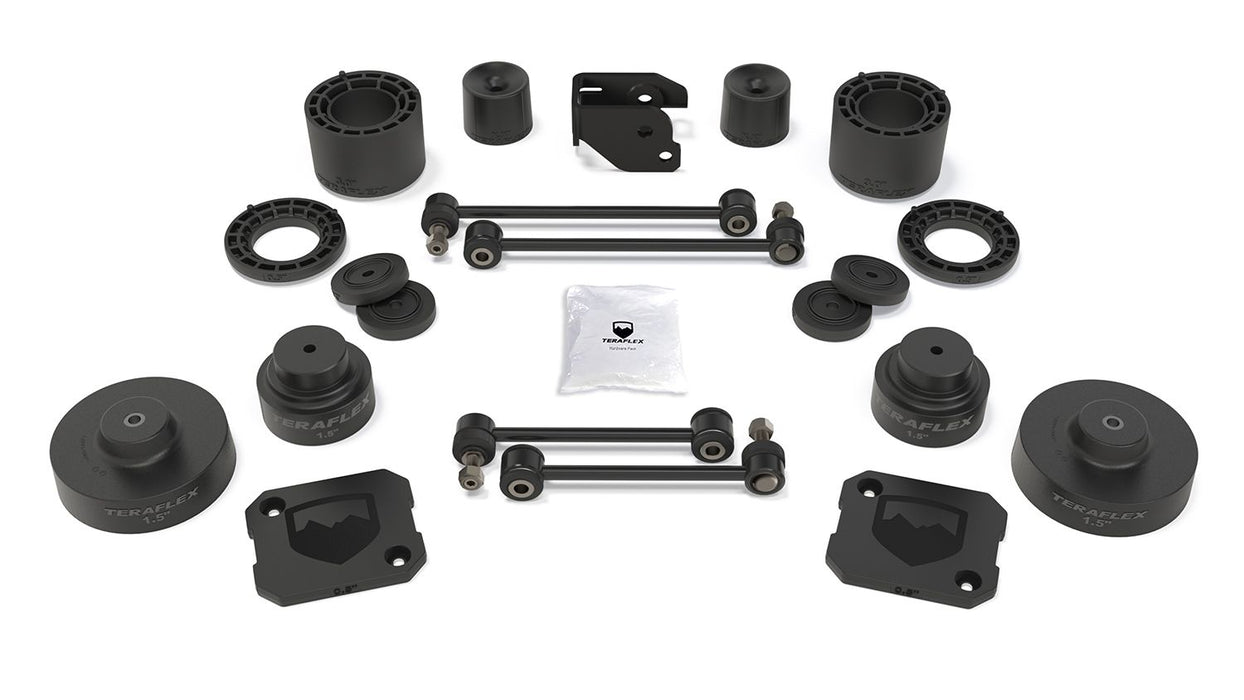 JT: TeraFlex 3.5" Performance Spacer Lift Kit – No Shocks – 1375300