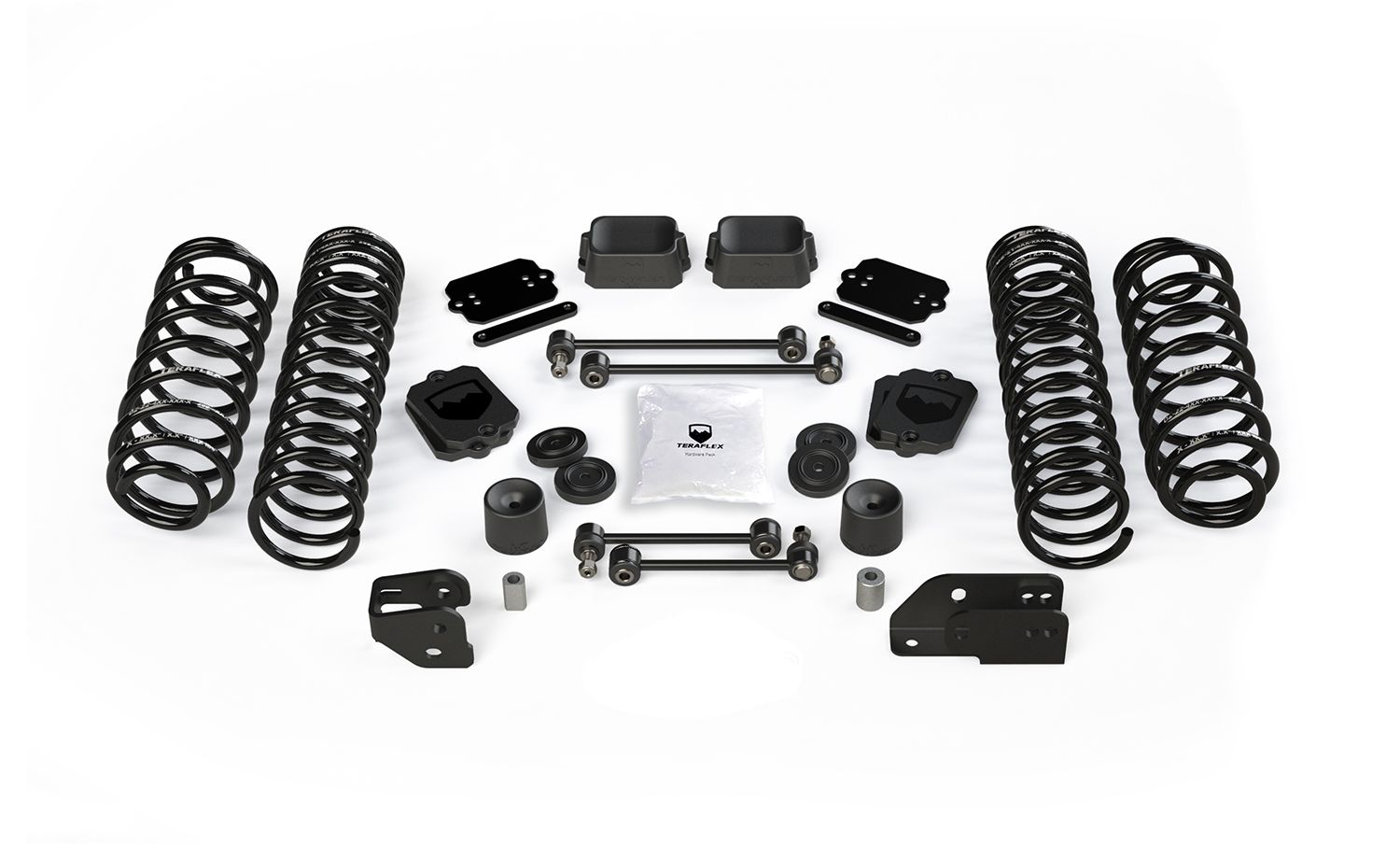 JL 4dr: TeraFlex 4.5" Coil Spring Base Lift Kit – No Shocks