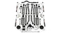 JK 2dr: TeraFlex 4" Suspension System With 8 Alpine Short Control Arms & 9550 VSS Twin-Tube – 1451403