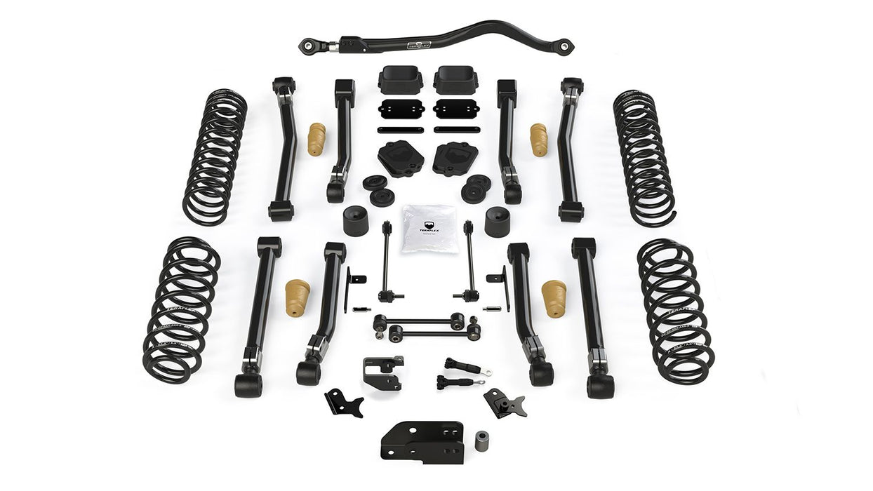 JL 4dr: TeraFlex 3.5" Alpine CT3 Short Arm Suspension System – No Shocks