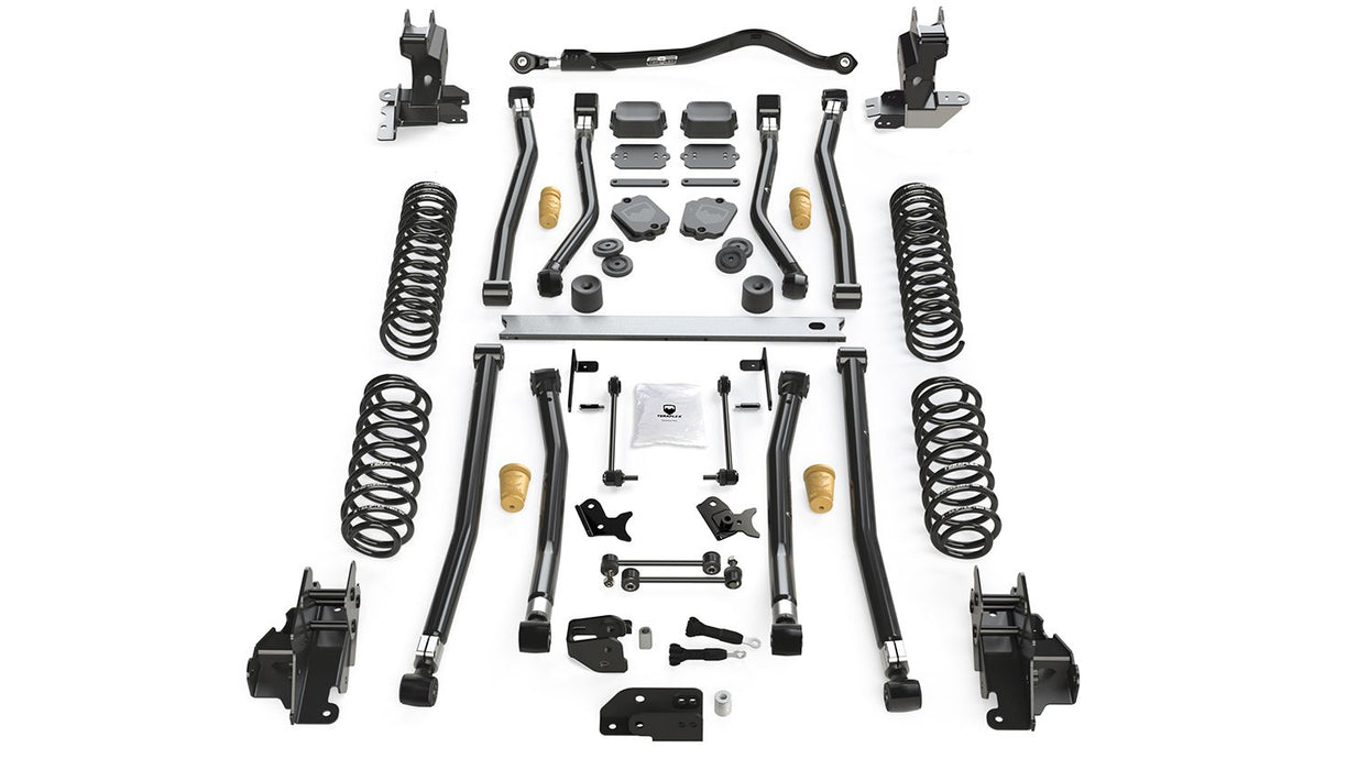 JL 2dr: TeraFlex 3.5" Alpine CT3 Long Arm Suspension System – No Shocks – 1523100