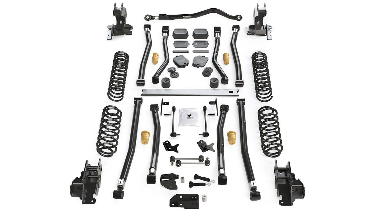 JL 4dr: TeraFlex 3.5" Alpine CT3 Long Arm Suspension System – No Shocks