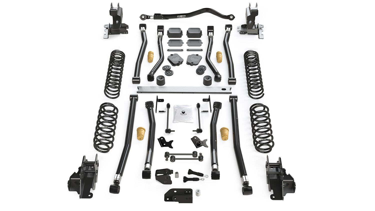 JL 4dr: TeraFlex 4.5" Alpine CT4 Long Arm Suspension System – No Shocks