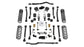 JL 4dr: TeraFlex 2.5" Alpine RT2 Outback Overland Short Arm Suspension System – No Shocks – 1532100