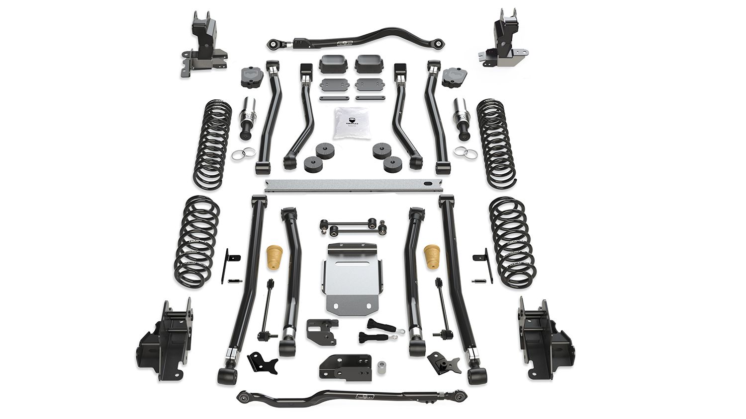 JL 2dr: TeraFlex 3.5" Alpine RT3 Long Arm Suspension System – No Shocks – 1533100