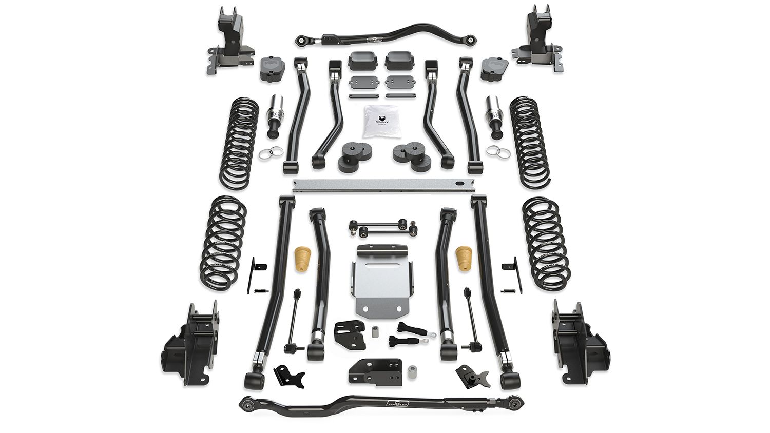 JL 4dr: TeraFlex 4.5" Alpine RT4 Long Arm Suspension System – No Shocks