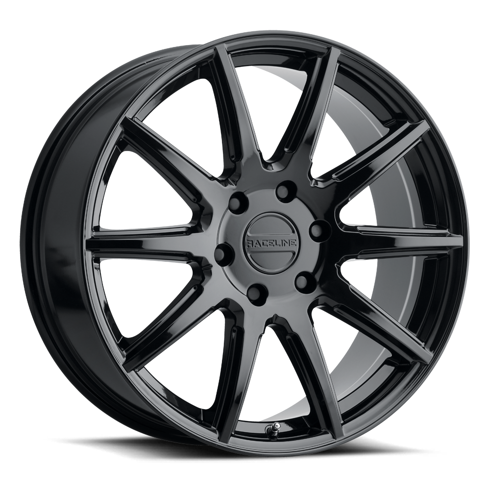 Raceline 159B Spike Wheel - Gloss Black