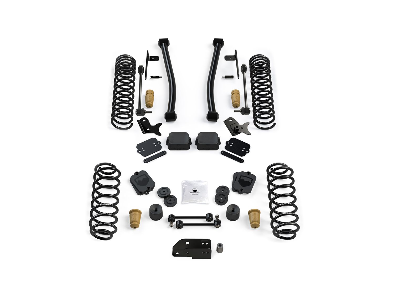 JL 2dr: TeraFlex 2.5" Sport ST2 Suspension System – No Shocks – 1612200