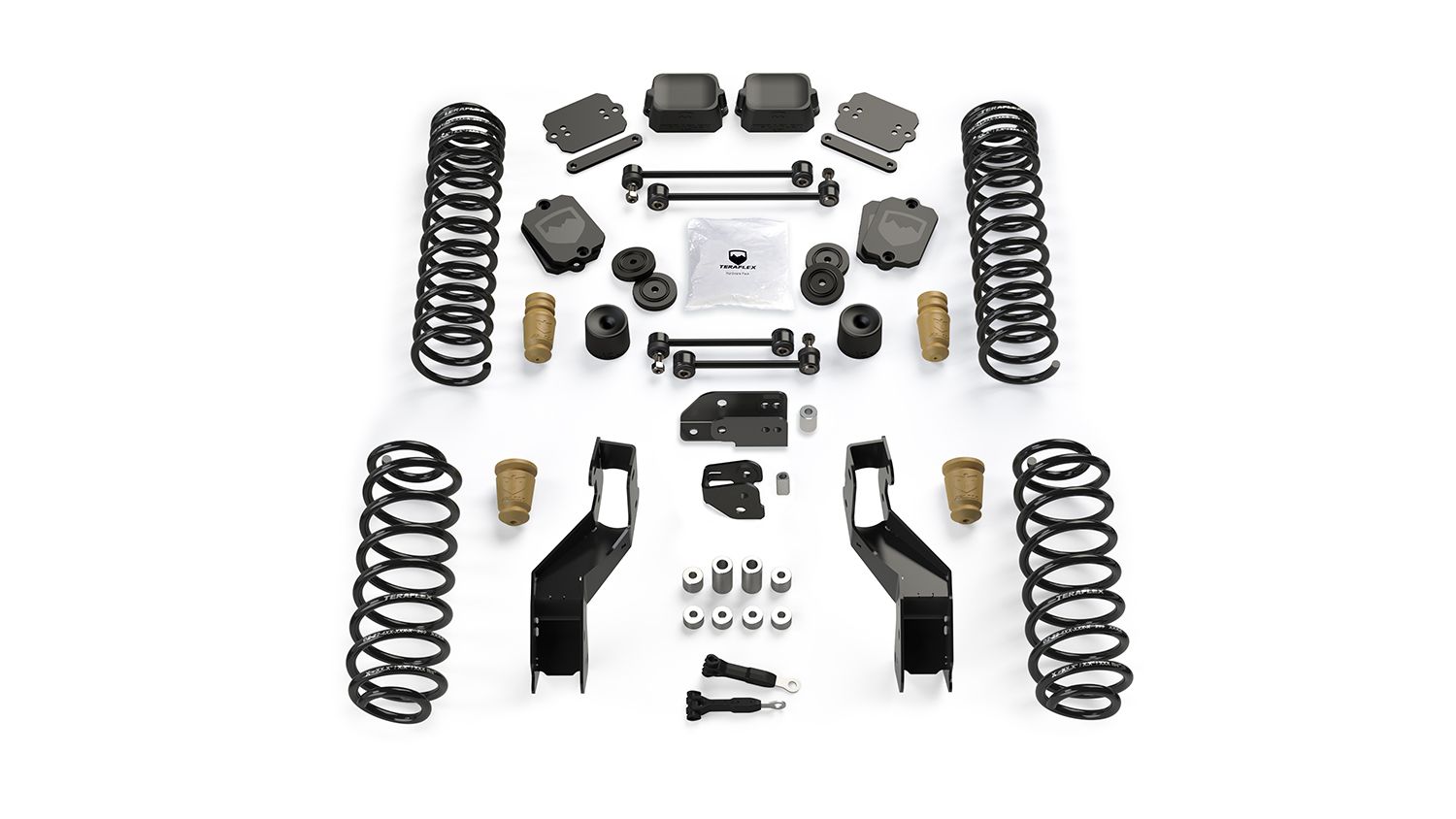 JL 2dr: TeraFlex 4.5" Sport ST4 Suspension System – No Shocks – 1614400