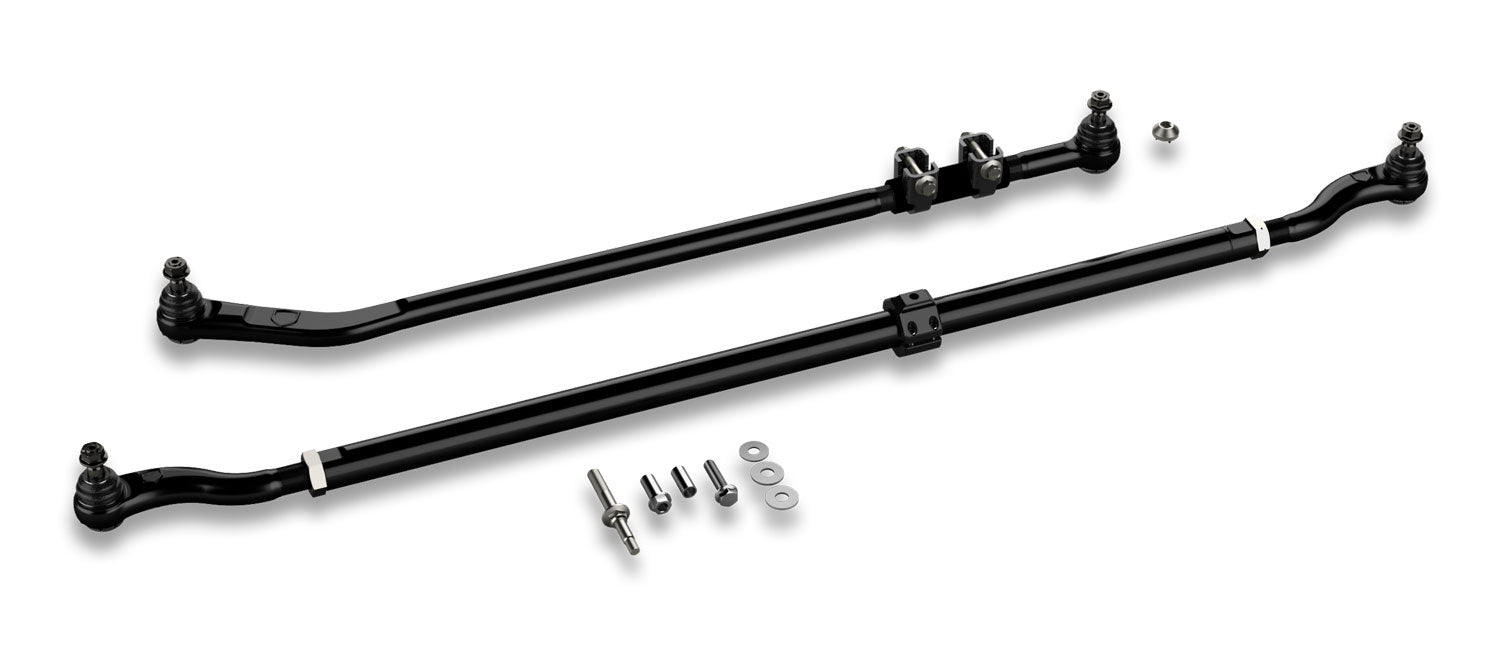JK: HD Chromoly Tie Rod Kit & HD Forged Drag Link Kit (0–3” Lift)