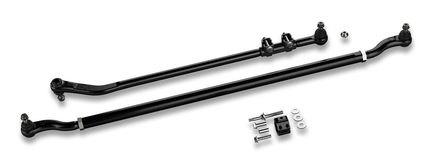 JK: HD Chromoly Tie Rod Kit & HD Forged Drag Link Flip Kit (4–6” Lift)