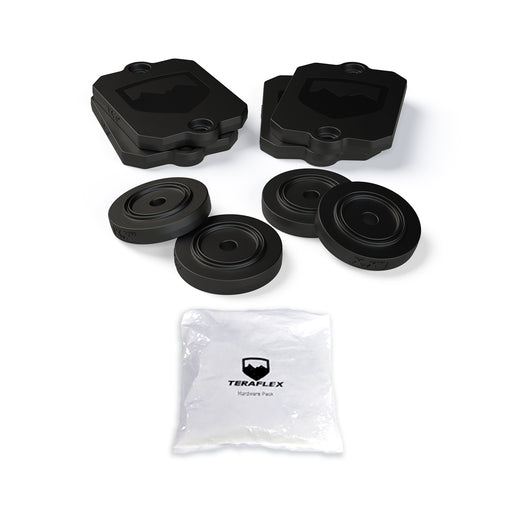 JL: 0.5” Bump Stop Strike Pad Shim Kit – Front & Rear